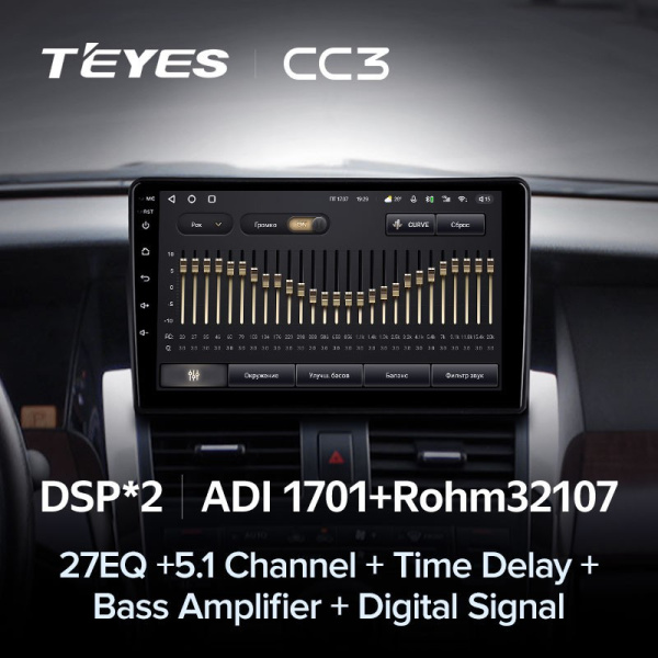 Штатная магнитола Teyes CC3 4/64 Nissan Teana J31 (2003-2008)