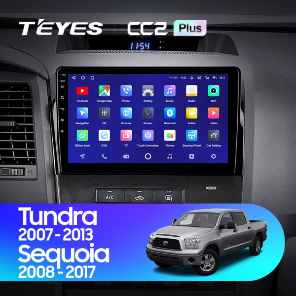 Штатная магнитола Teyes CC2 Plus 3/32 Toyota Sequoia XK60 (2008-2017)