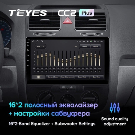 Штатная магнитола Teyes CC2 Plus 4/64 Volkswagen Jetta 5 (2005-2010)