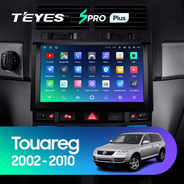 Штатная магнитола Teyes SPRO Plus 3/32 Volkswagen Touareg GP (2002-2010)