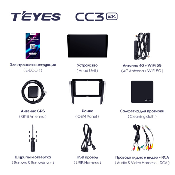Штатная магнитола Teyes CC3-2K 64G для Allion Premio 2007-2020