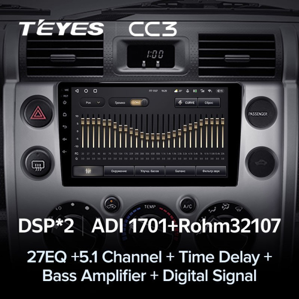 Штатная магнитола Teyes CC3 360 6/128 Toyota FJ Cruiser J15 (2006-2020)