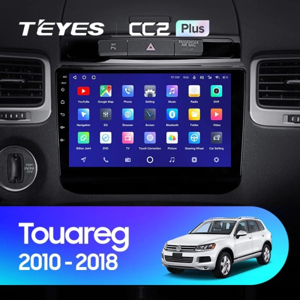 Штатная магнитола Teyes CC2 Plus 3/32 Volkswagen Touareg FL NF (2010-2018) тип B