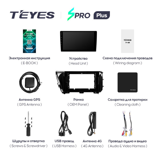Штатная магнитола Teyes SPRO 3+32G для Toyota Camry 2017-2020 (Правый руль)