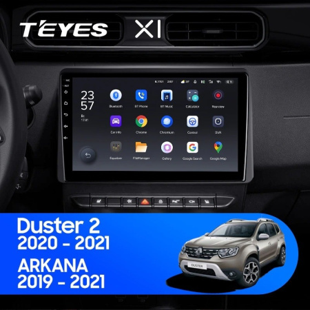 Штатная магнитола Teyes X1 4G 2/32 Renault Arkana 2019+