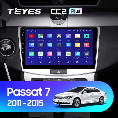 Штатная магнитола Teyes CC2 Plus 4/64 Volkswagen Passat 7 B7 (2010-2015)