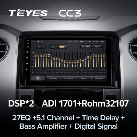 Штатная магнитола Teyes CC3 4/64 Toyota Tundra XK50 (2013-2020)