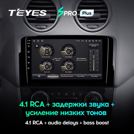 Штатная магнитола Teyes SPRO Plus 6/128 Mercedes Benz ML-Class (2005-2009)
