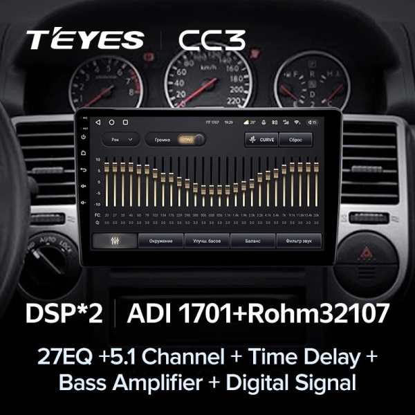 Штатная магнитола Teyes CC3 4/64 Nissan X-Trail T30 (2000-2007)