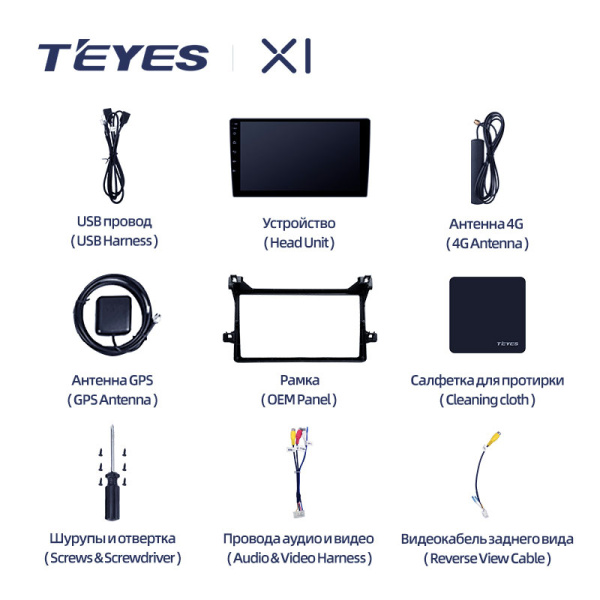 Штатная магнитола Teyes X1 4G 2+32G для Toyota Prius 2015-2020 (Правый руль)