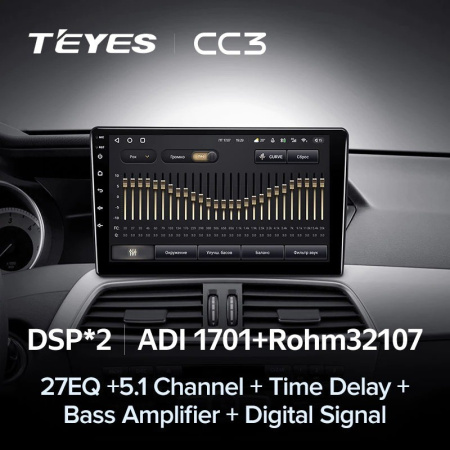Штатная магнитола Teyes CC3 3/32 Mercedes-Benz C-Class W204 C204 S204 (2011-2015)