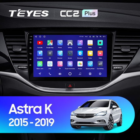 Штатная магнитола Teyes CC2 Plus 3/32 Opel Astra K (2015-2019)
