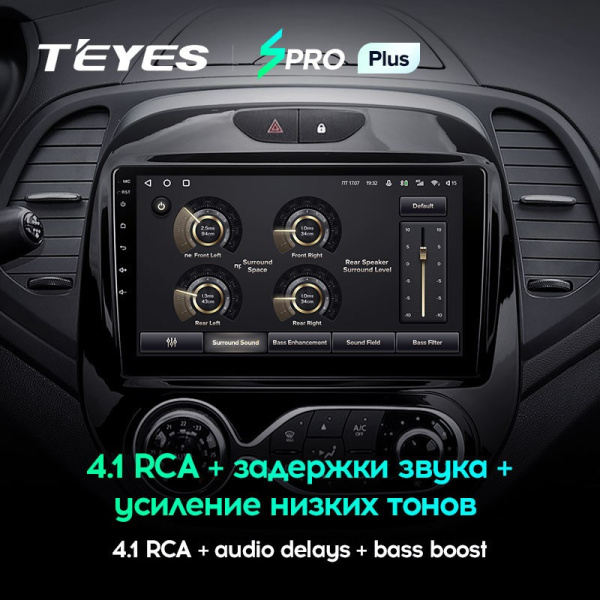 Штатная магнитола Teyes SPRO Plus 6/128 Renault Kaptur (2016-2019) Тип-B