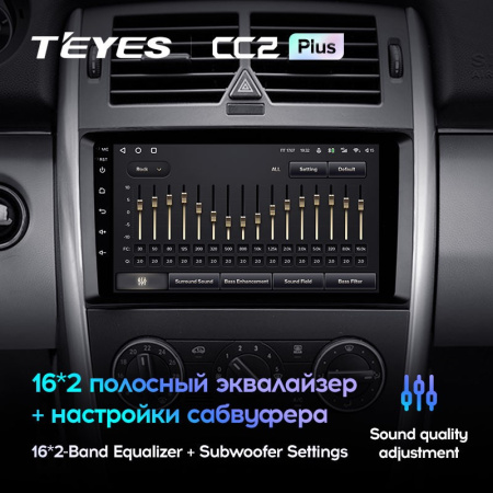 Штатная магнитола Teyes CC2 Plus 3/32 Mercedes Benz B-Class T245 (2005-2011)