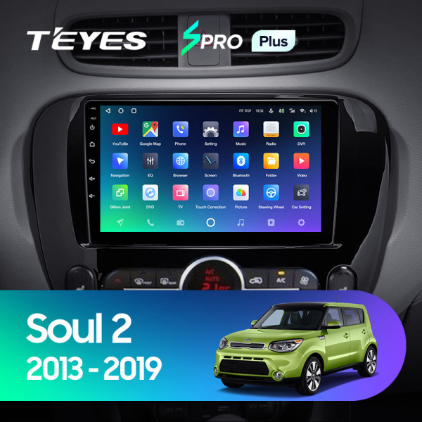Штатная магнитола Teyes SPRO 4+32G для Soul 2013-2019