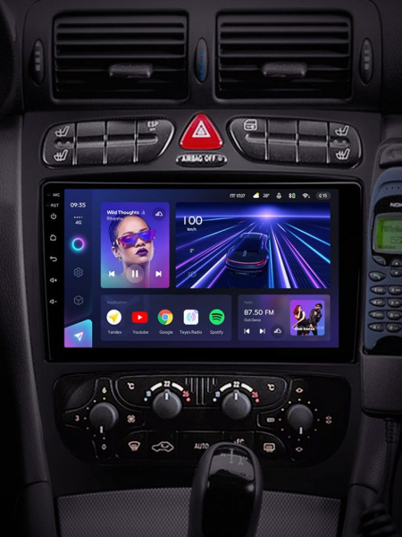 Штатная магнитола Teyes CC3 4/64 Mercedes Benz C/CLK Class S203 W203 W209 A209 (2000-2005)