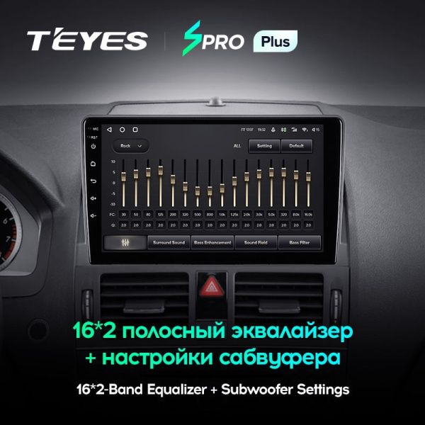 Штатная магнитола Teyes SPRO Plus 4/64 Mercedes Benz C-Class 3 W204 S204 (2006-2011)