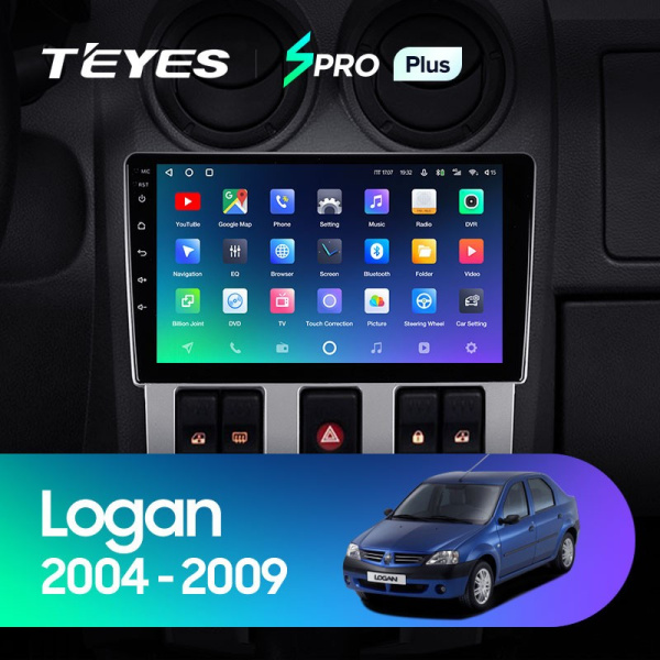 Штатная магнитола Teyes SPRO Plus 6/128 Renault Logan 1 (2004-2009)