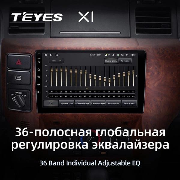 Штатная магнитола Teyes X1 WI-FI 2/32 Nissan Patrol V 5 Y61 (2004-2021) Тип С