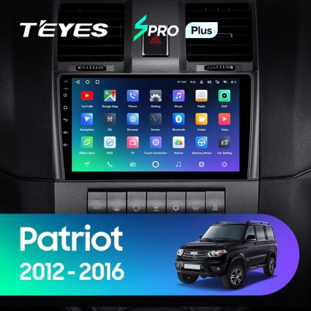 Штатная магнитола Teyes SPRO Plus 4/64 UAZ Patriot 2012-2016