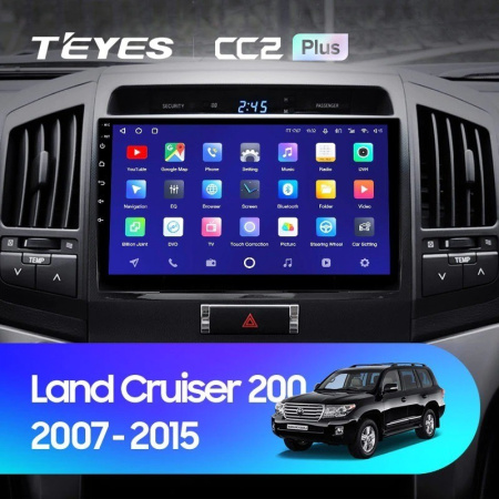 Штатная магнитола Teyes CC2 Plus 6/128 Toyota Land Cruiser 11 200 (2007-2015)