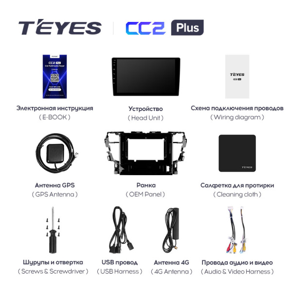 Штатная магнитола Teyes CC2 4+32G для Alphard 2015-2020