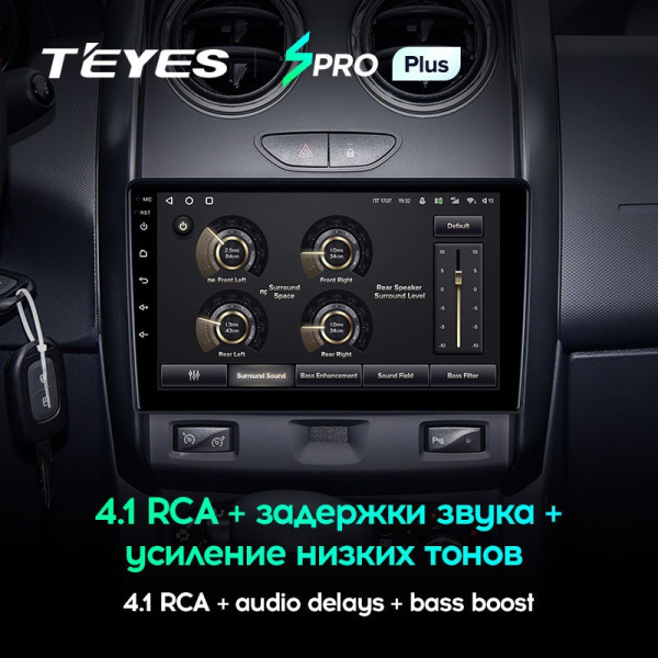 Штатная магнитола Teyes SPRO Plus 6/128 Renault Duster (2015-2020)