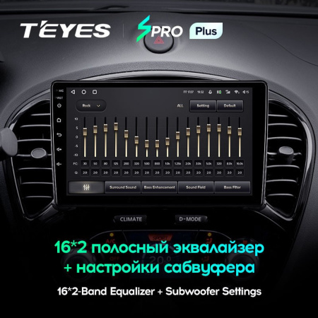 Штатная магнитола Teyes SPRO Plus 6/128 Nissan Juke (2010-2014)
