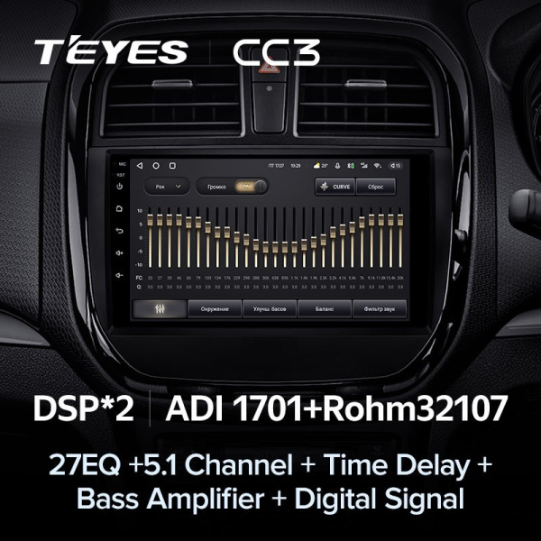 Штатная магнитола Teyes CC3 4/64 Suzuki Vitara (2016-2019)