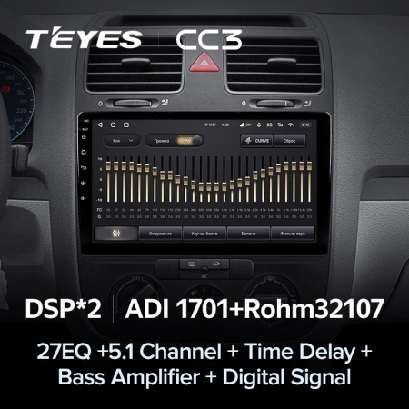 Штатная магнитола Teyes CC3 360 6/128 Volkswagen Jetta 5 (2005-2010)