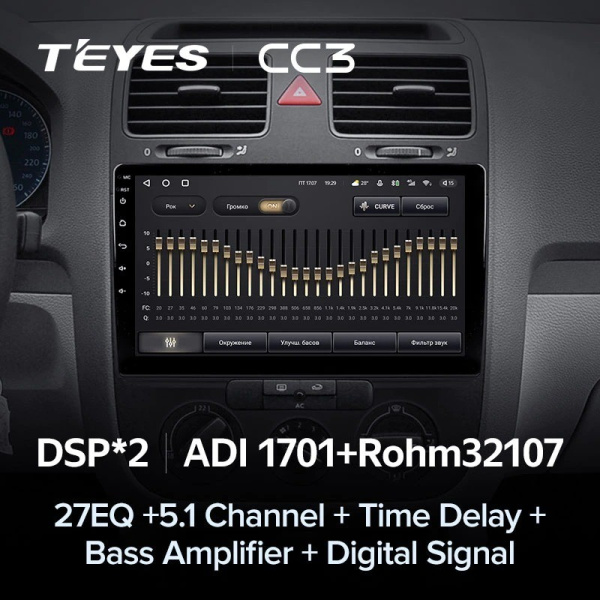 Штатная магнитола Teyes CC3 360 6/128 Volkswagen Jetta 5 (2005-2010)