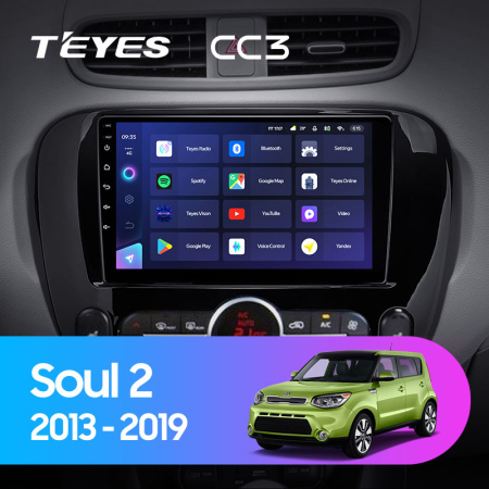 Штатная магнитола Teyes CC3L 3+32G для Soul 2013-2019