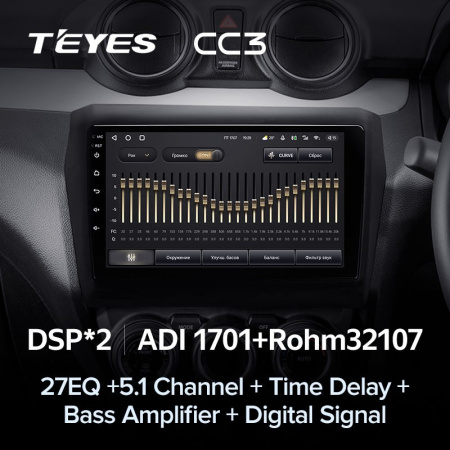 Штатная магнитола Teyes CC3 3/32 Suzuki Swift 5 (2016-2020)