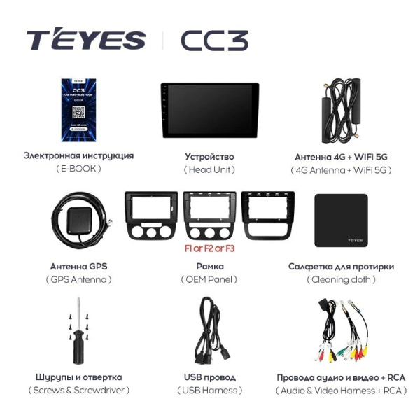 Штатная магнитола Teyes CC3 360 6/128 Volkswagen Jetta 5 (2005-2010)