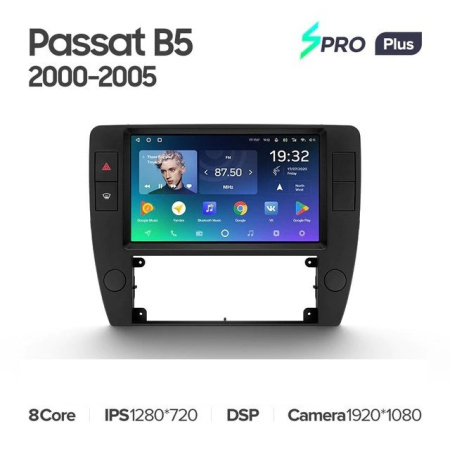 Штатная магнитола Teyes SPRO Plus 3/32 Volkswagen Passat B5 (2000-2005)
