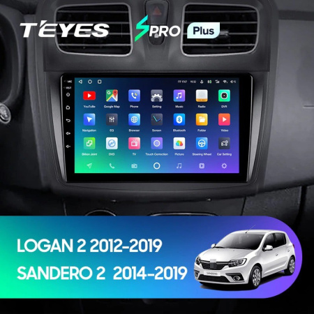 Штатная магнитола Teyes SPRO Plus 6/128 Renault Logan 2 (2012-2019)
