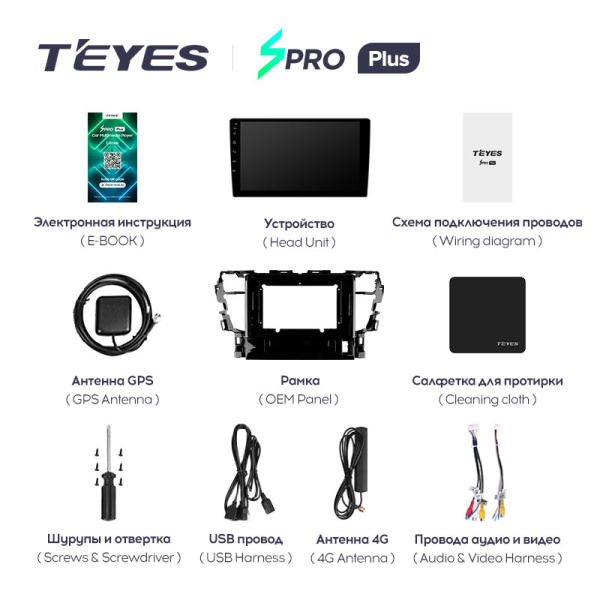 Штатная магнитола Teyes SPRO 4+32G для Alphard 2015-2020
