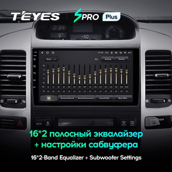 Штатная магнитола Teyes SPRO Plus 6/128 Toyota Land Cruiser Prado J120 (2004-2009)