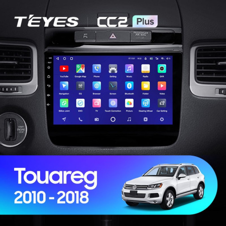 Штатная магнитола Teyes CC2 Plus 4/64 Volkswagen Touareg FL NF (2010-2018)