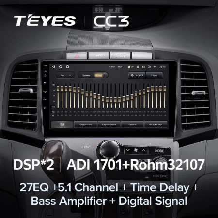 Штатная магнитола Teyes CC3 3/32 Toyota Venza 2008-2016