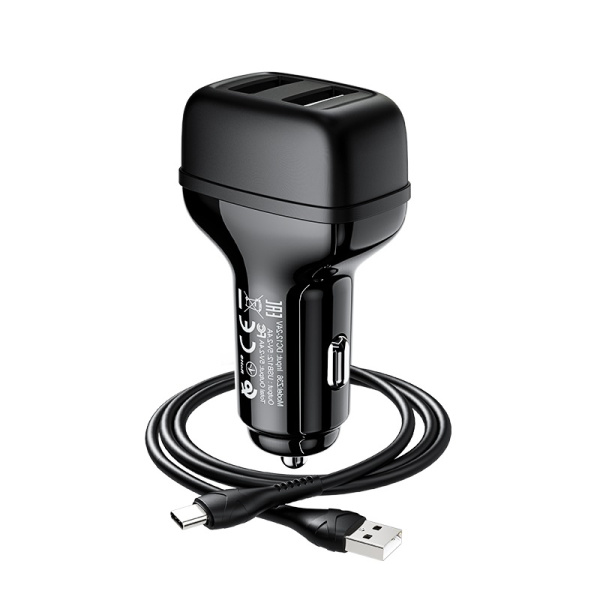 Блок питания HOCO 2.4A 2USB+кабель Z36 (Original)