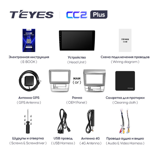Штатная магнитола Teyes CC2 4+32G для Alphard 2005-2008