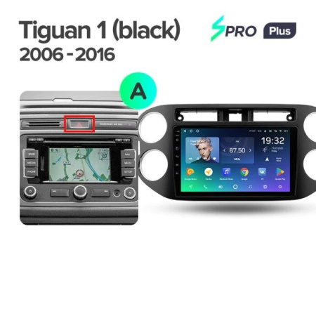 Штатная магнитола Teyes SPRO Plus 6/128 Volkswagen Tiguan 1 NF (2006-2017)