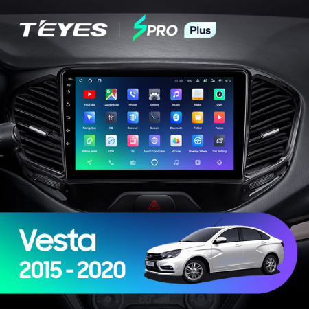 Штатная магнитола Teyes SPRO 3+32G для Vesta 2015-2022