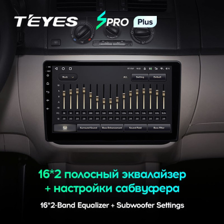 Штатная магнитола Teyes SPRO Plus 6/128 Skoda Fabia 2 (2007-2014)