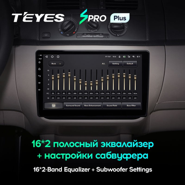 Штатная магнитола Teyes SPRO Plus 4/64 Skoda Fabia 2 (2007-2014)