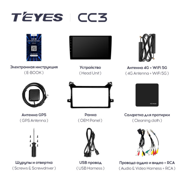 Штатная магнитола Teyes CC3L 4+32G для Toyota Prius 2015-2020 (Правый руль)