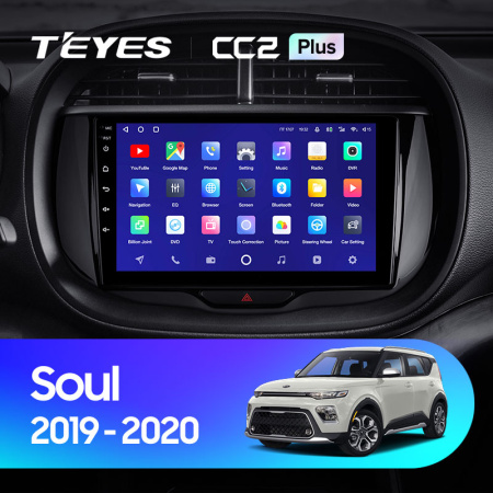 Штатная магнитола Teyes CC2 4+32G для Soul 2019-2020