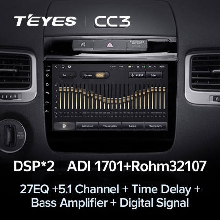 Штатная магнитола Teyes CC3 360 6/128 Volkswagen Touareg FL NF (2010-2018)