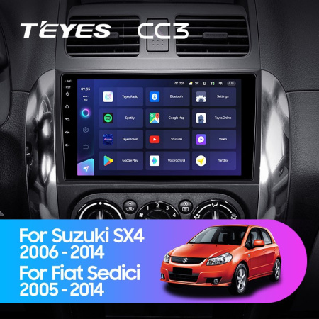 Штатная магнитола Teyes CC3 6/128 Suzuki SX4 1 (2006-2014)